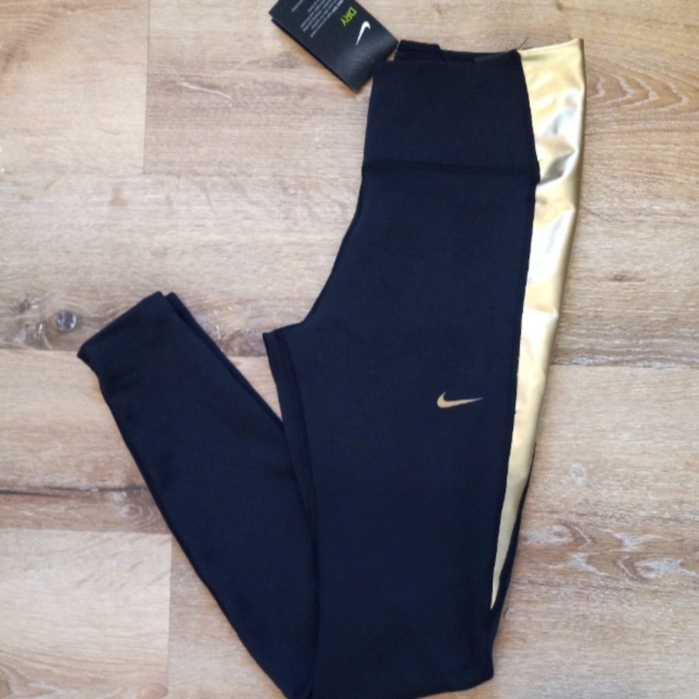 Nike Tight Fit Mid Rise Full Length Pants